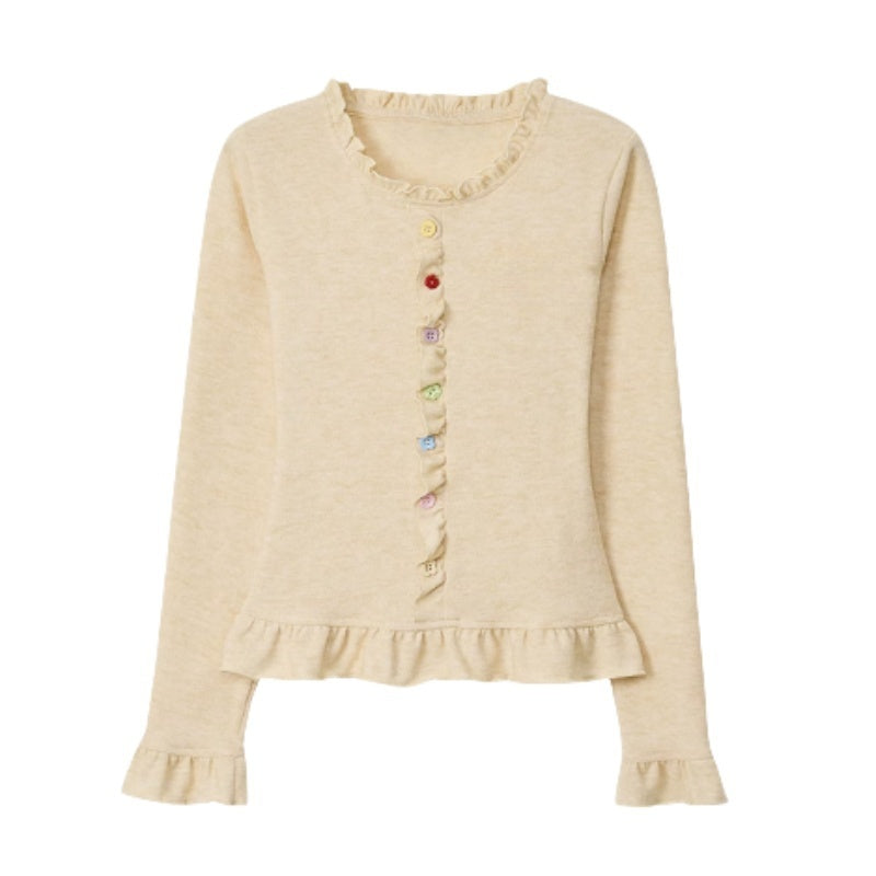 Chic Multi-Button Long Sleeve